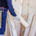 Repair wooden garage door