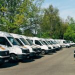 fleet, transport, delivery trucks